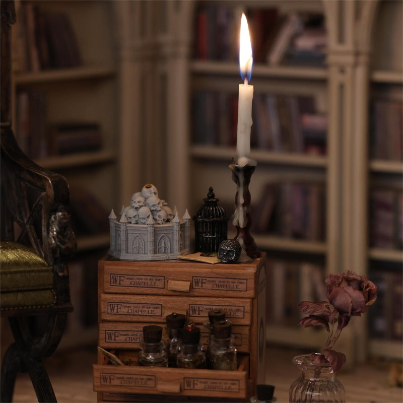Dollzworld Miniature 1/6 Gothic Library Collection Furniture