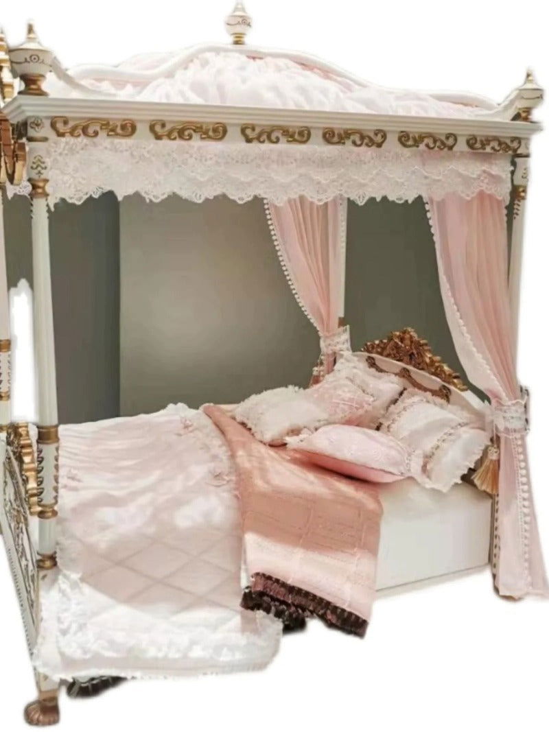 (Sold out)Dollzworld 1/6 Rose Story-Lotta Princess Bed and Bedding - Dollzworld