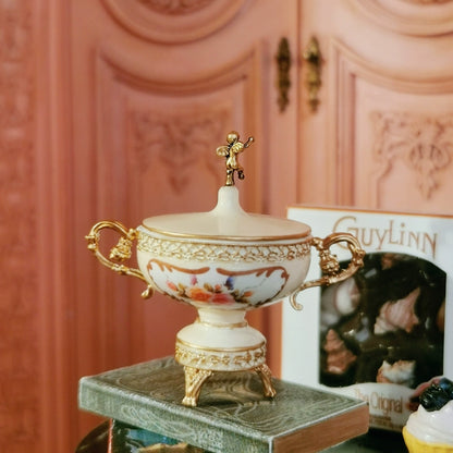Dollzworld 1/6 Miniature European Vintage Candy Jar
