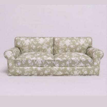 DIY Miniature Double Fabric Floral Sofa - Dollzworld