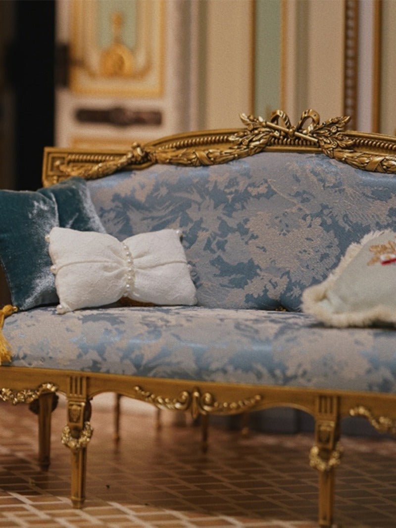 DIY Miniature Louis XVI Double Sofa - Dollzworld