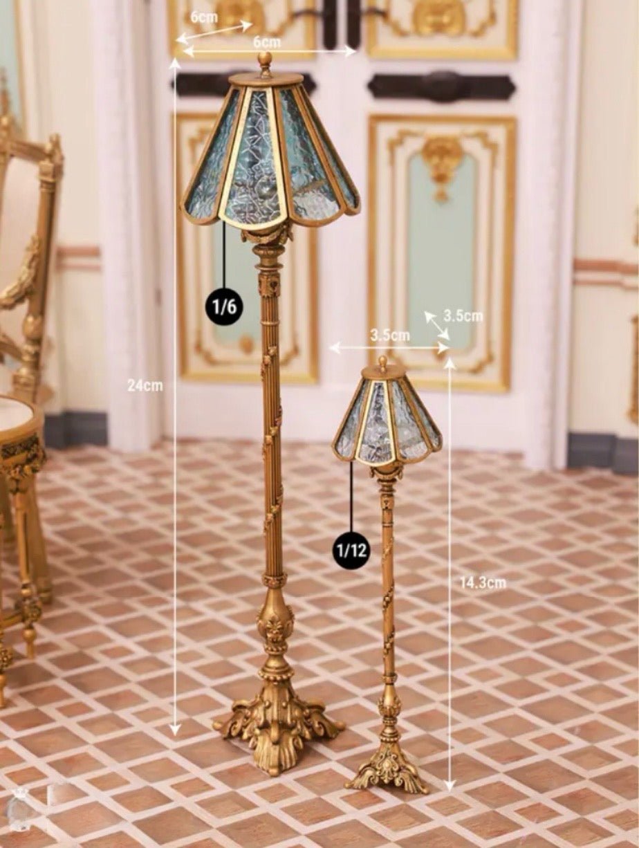 DIY Miniature Retro Floor Lamp - Dollzworld