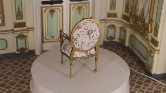 DIY Miniature August Flower Chair